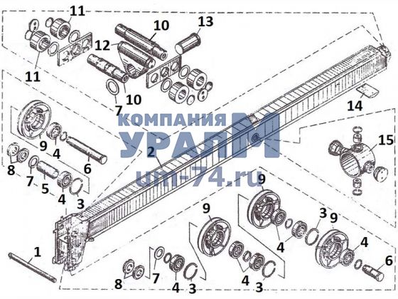 Стрела КС-3577-3.63.100 (верхняя секция)